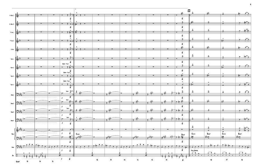 Not So Quiet Please Jazz Ensemble scores gallery preview page 4