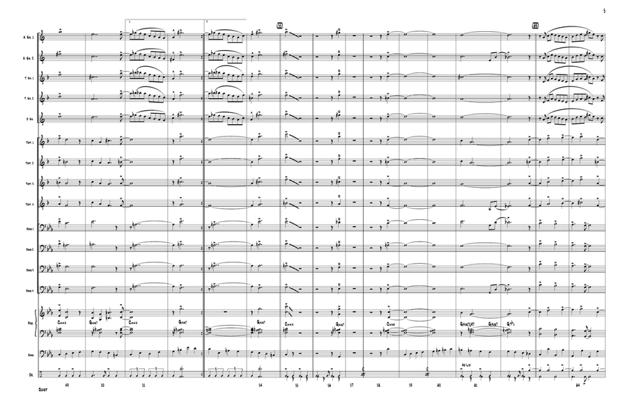 Not So Quiet Please Jazz Ensemble scores gallery preview page 5