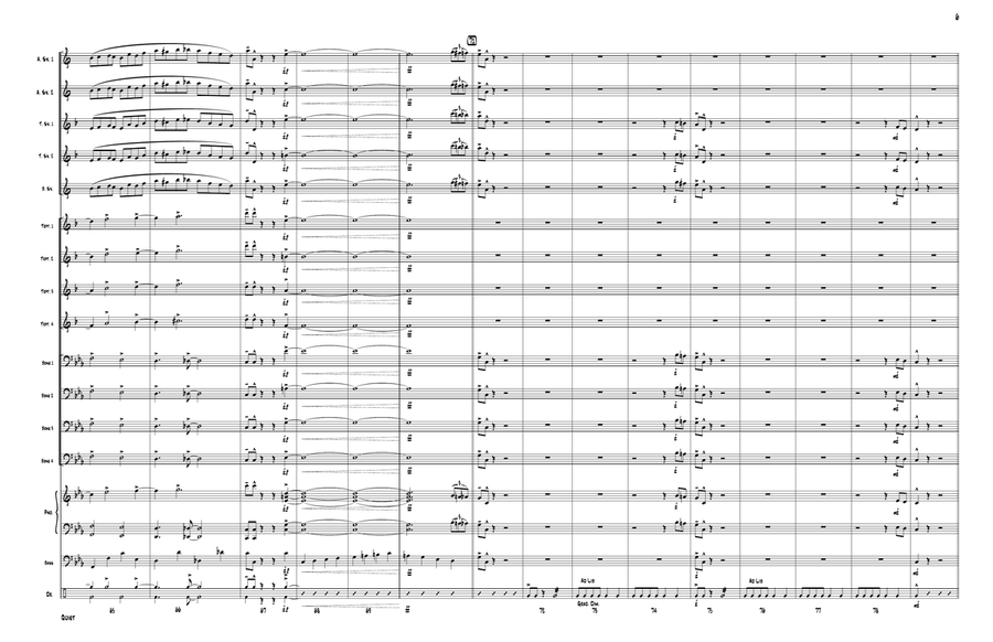 Not So Quiet Please Jazz Ensemble scores gallery preview page 6