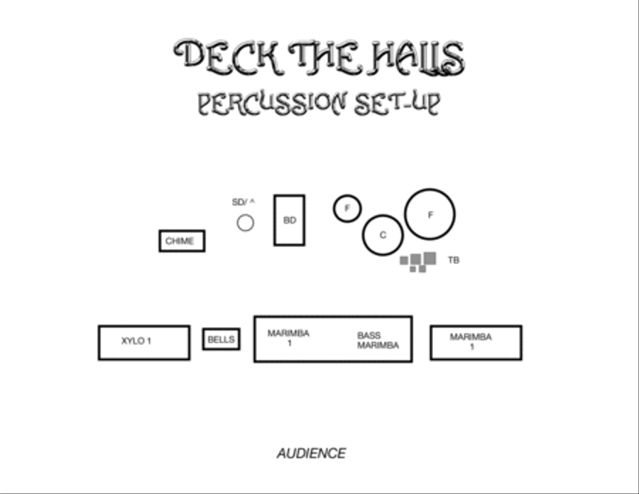 Deck the Halls with Percussion Percussion scores gallery preview page 2