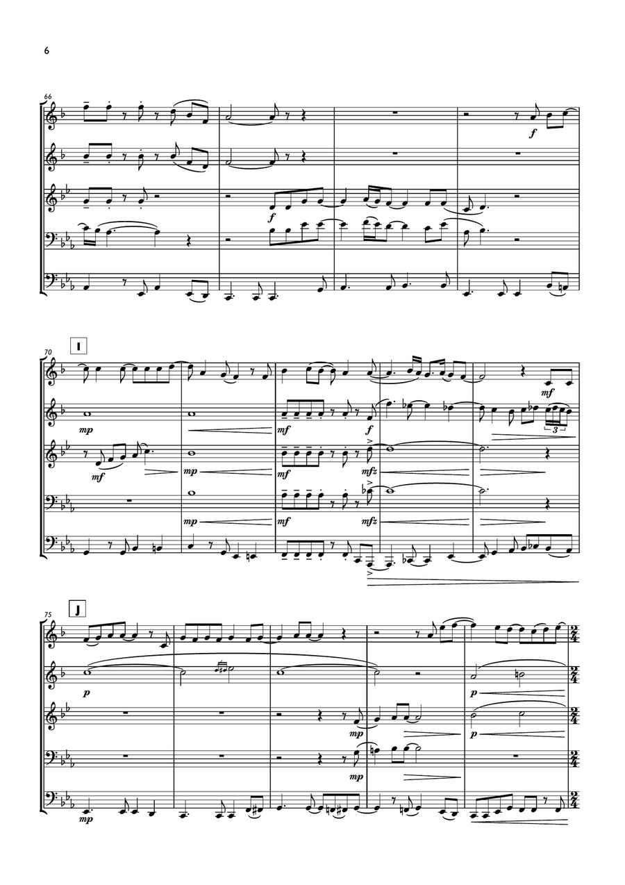 If You Leave Me Now If You Leave Me Now Brass Ensemble scores gallery preview page 6