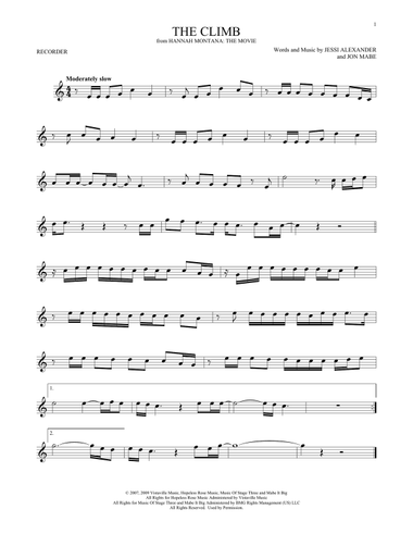The Climb (from Hannah Montana: The Movie)