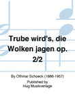 Trube wird's, die Wolken jagen op. 2/2