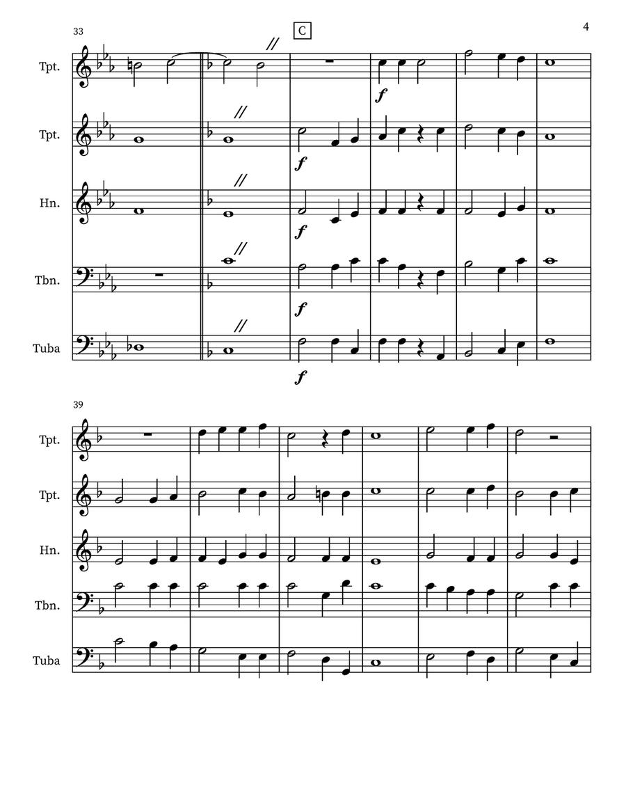 Keller's American Hymn Keller's American Hymn Small Ensemble scores gallery preview page 4