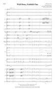 Well Done, Faithful One - Full Score mini preview