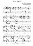 Für Elise Beethoven Easy 2 Hands