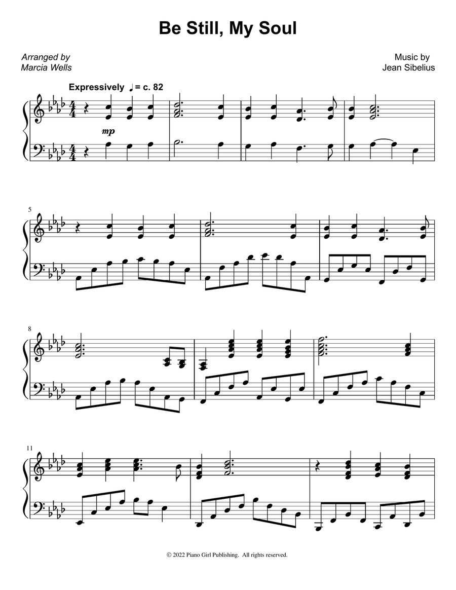 Be Still, My Soul Be Still, My Soul Piano Solo scores gallery preview page 2