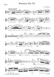 Beethoven, Two Romances Op 50 - violin solo