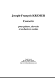 Concerto for guitar, harspichord and stings, score and solo parts - Score Only