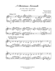 Christmas Serenade for Piano solo