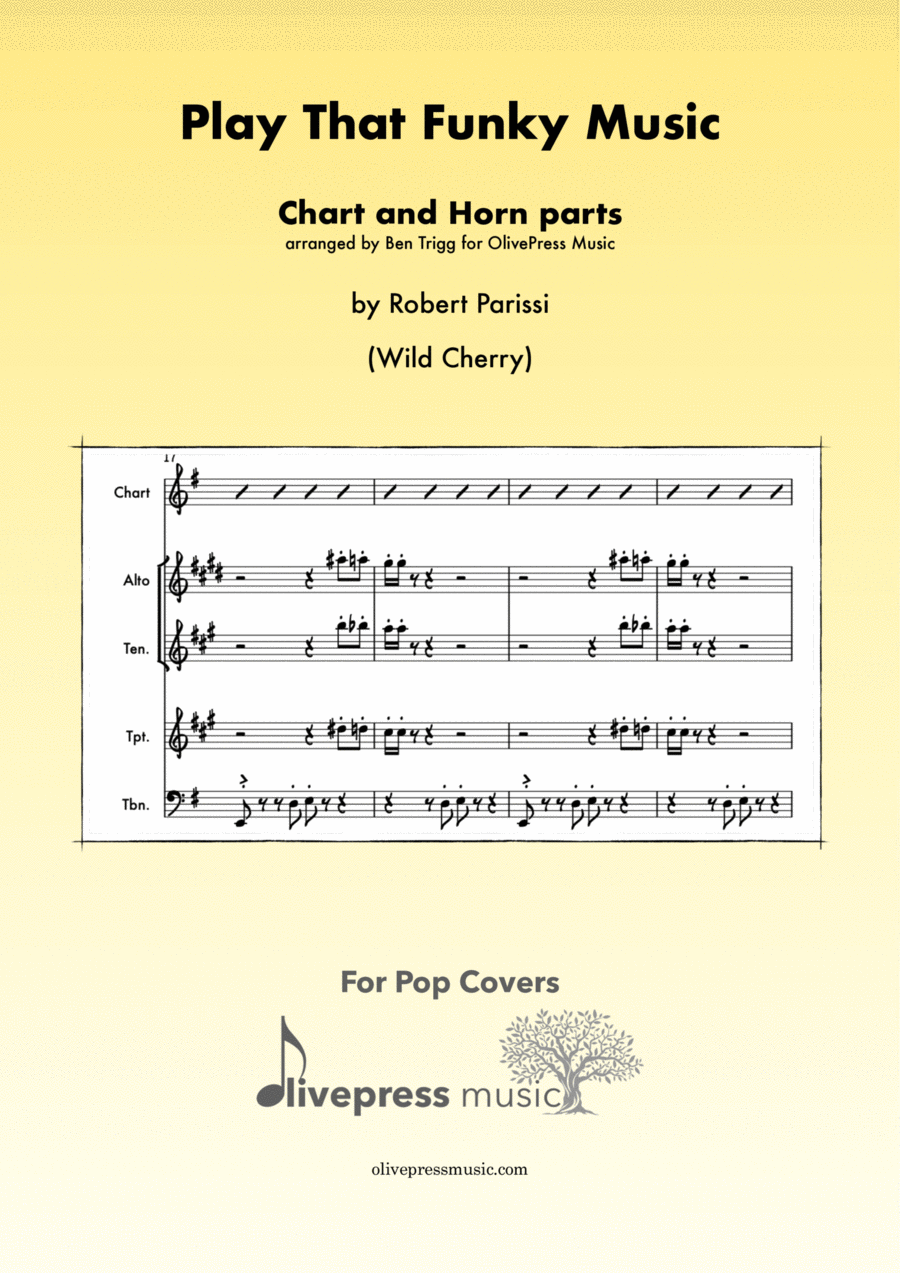 Play That Funky Music Tenor Saxophone scores gallery preview page 1