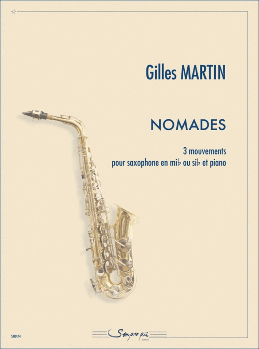 Nomades Piano Accompaniment scores gallery preview page 1