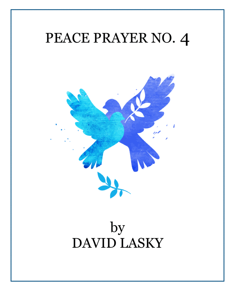 Peace Prayer No. 4 Organ Solo scores gallery preview page 1