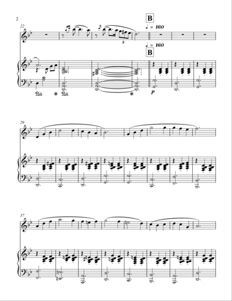 Merry-go-round Of Life Clarinet Solo scores gallery preview page 2
