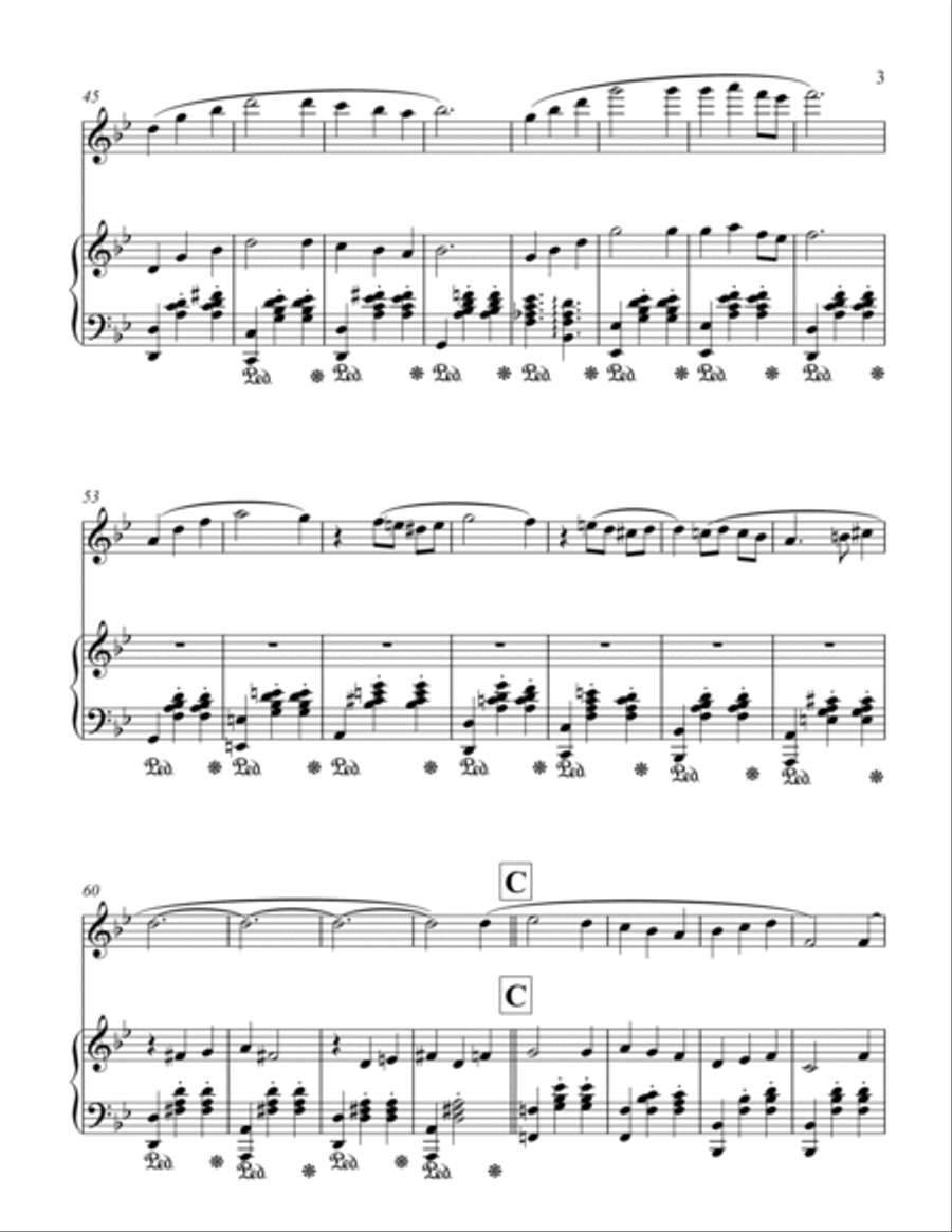Merry-go-round Of Life Clarinet Solo scores gallery preview page 3