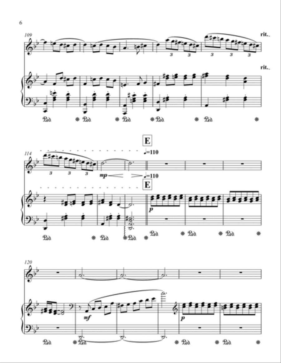 Merry-go-round Of Life Clarinet Solo scores gallery preview page 6