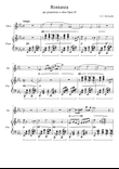 Romance Opus 81 for piano and oboe