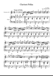 Clarinet Polka for Clarinet and Piano