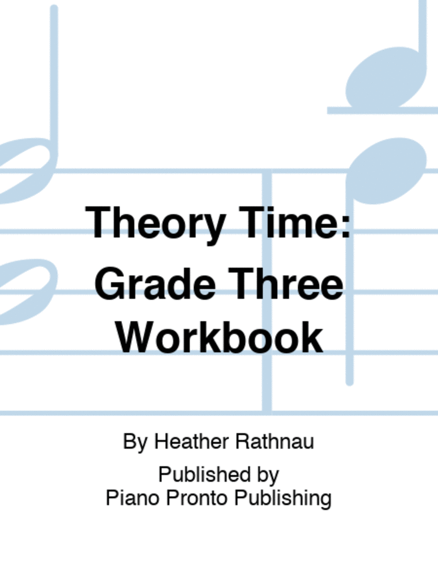 Theory Time: Grade Three Workbook Piano Method scores gallery preview page 1