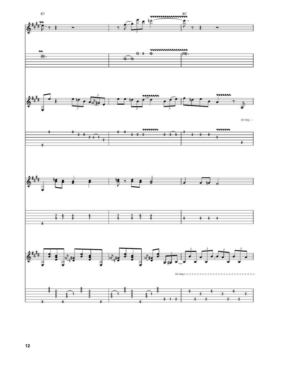 Got You On My Mind Electric Guitar scores gallery preview page 3