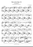 Barcarola Opus 26