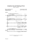 Antiphons for the Washing of Feet