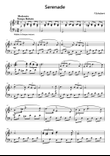 Serenade Schubert Easy Piano