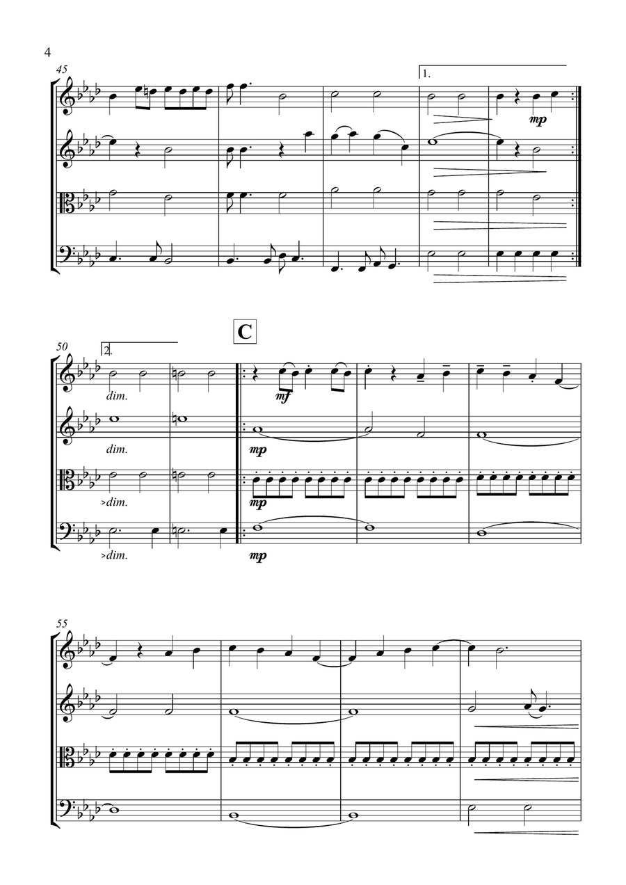 Ruby String Quartet scores gallery preview page 5