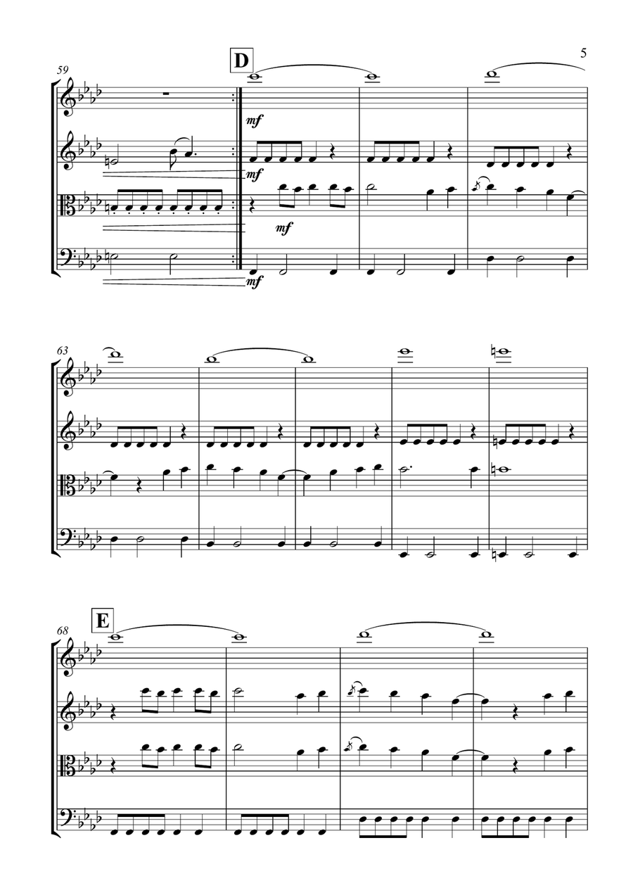 Ruby String Quartet scores gallery preview page 6