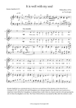It is well with my soul SATB
