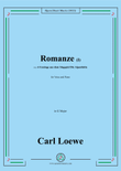 Loewe-Romanze(I),in G Major,for Voice and Piano mini preview