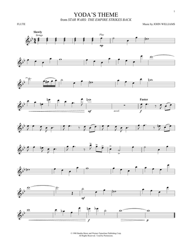 Yoda's Theme (from Star Wars: The Empire Strikes Back)