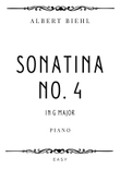 Biehl - Sonatina No. 4 Op. 57 in G Major - Easy