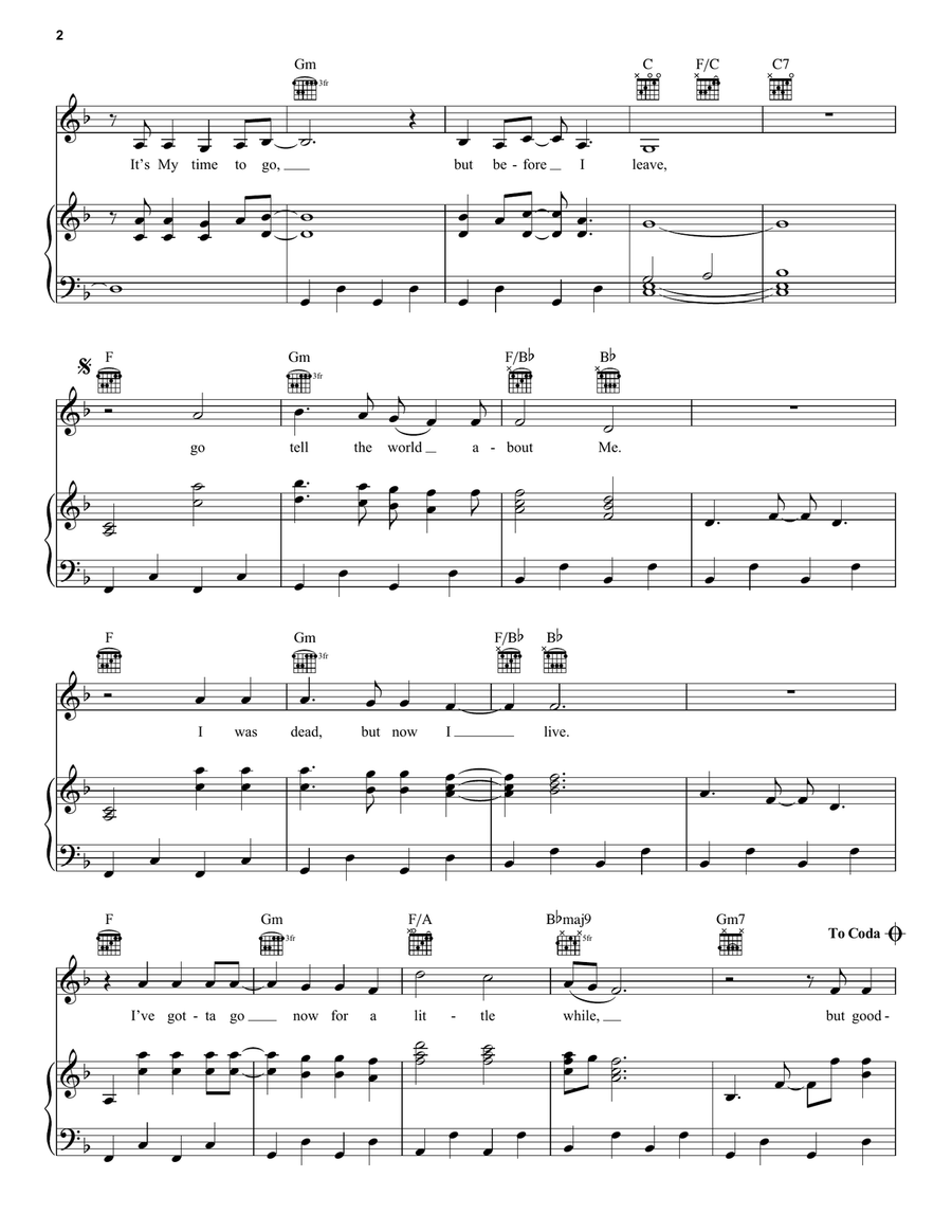 The Commission The Commission Piano, Vocal, Guitar scores gallery preview page 2