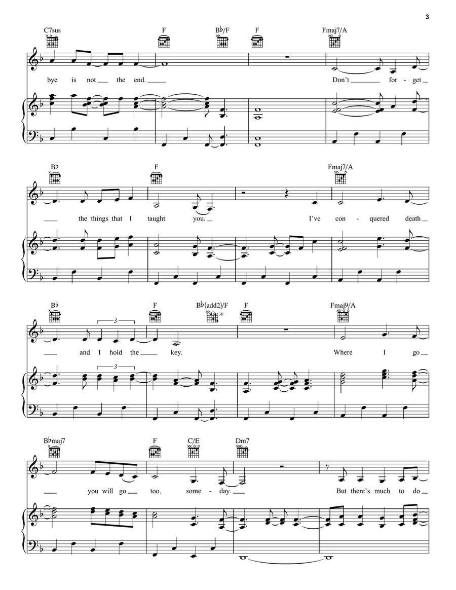 The Commission The Commission Piano, Vocal, Guitar scores gallery preview page 3