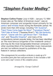 Stephen Foster Medley