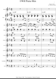 I Will Praise Him - Score Only