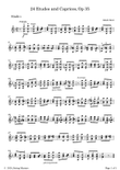 DONT 24 Etudes and Caprices Op35, for Violin No 01
