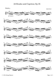 DONT 24 Etudes and Caprices Op35, for Violin No 03