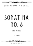 Benda - Sonatina No. 6 in D minor - Intermediate