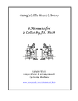 8 Bach Menuets for Cello Duo