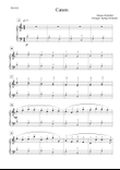 Canon in D Easy Piano for Beginners (with finger numbers)