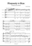 Rhapsody in Blue, arrange for clarinet quartet