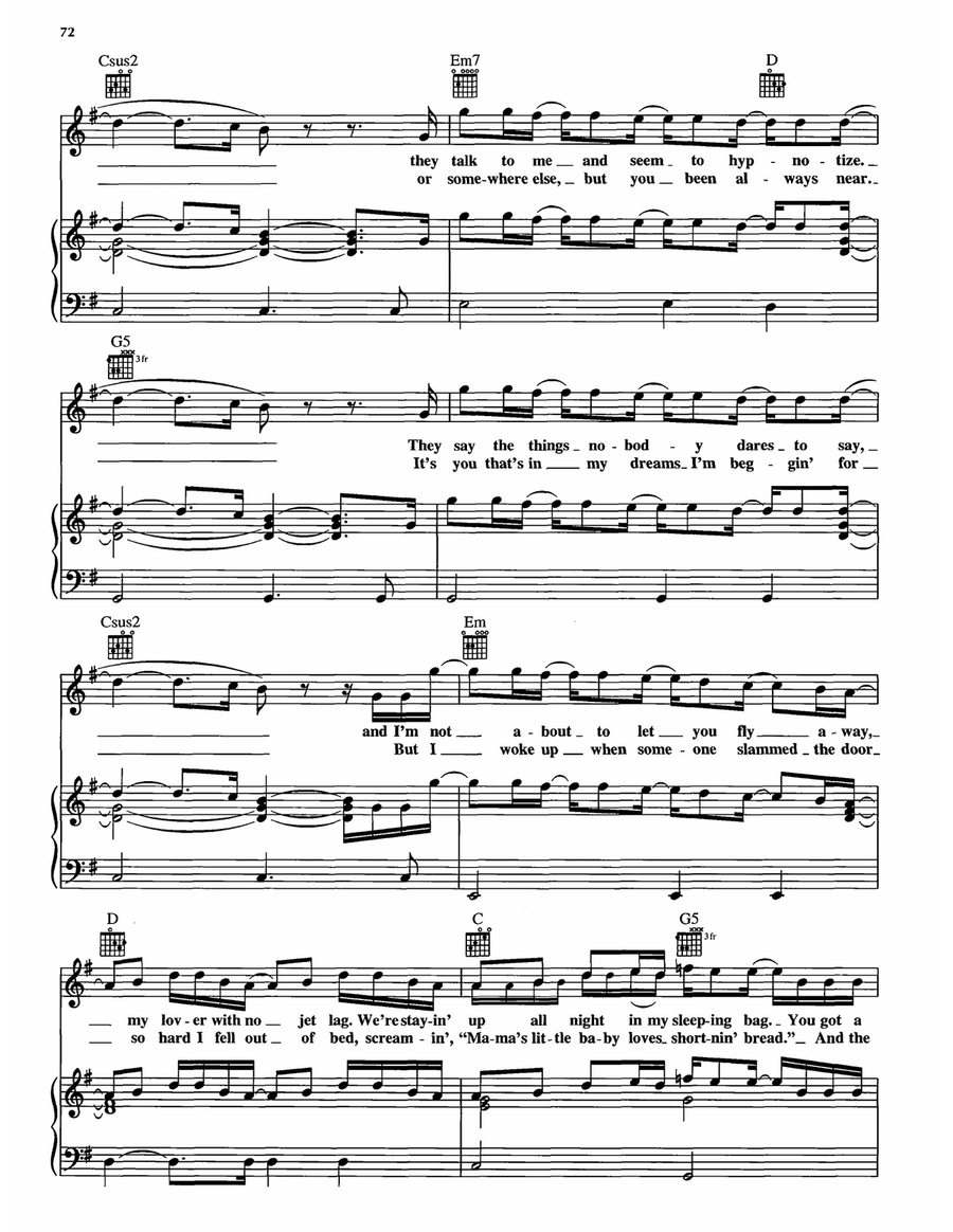 Deuces Are Wild Piano, Vocal, Guitar scores gallery preview page 2