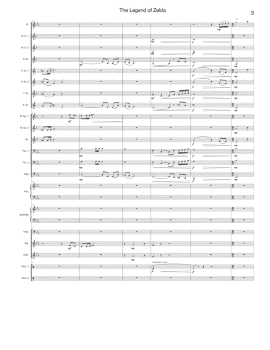 The Legend Of Zelda Concert Band scores gallery preview page 4