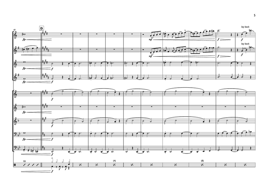 Thunderbirds Are Go Large Ensemble scores gallery preview page 5