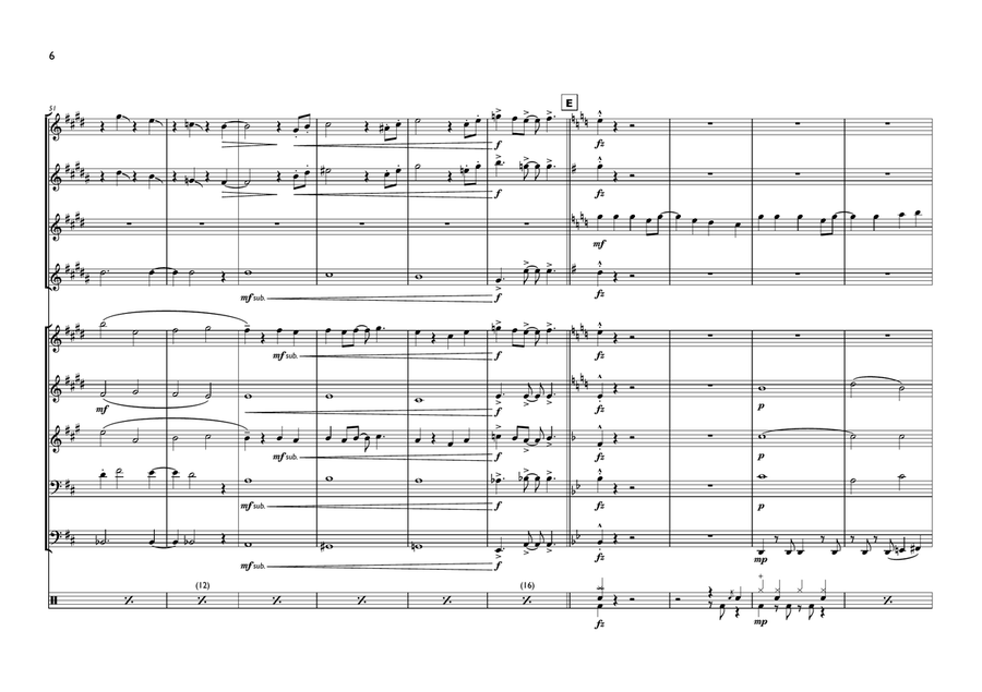 Thunderbirds Are Go Large Ensemble scores gallery preview page 6
