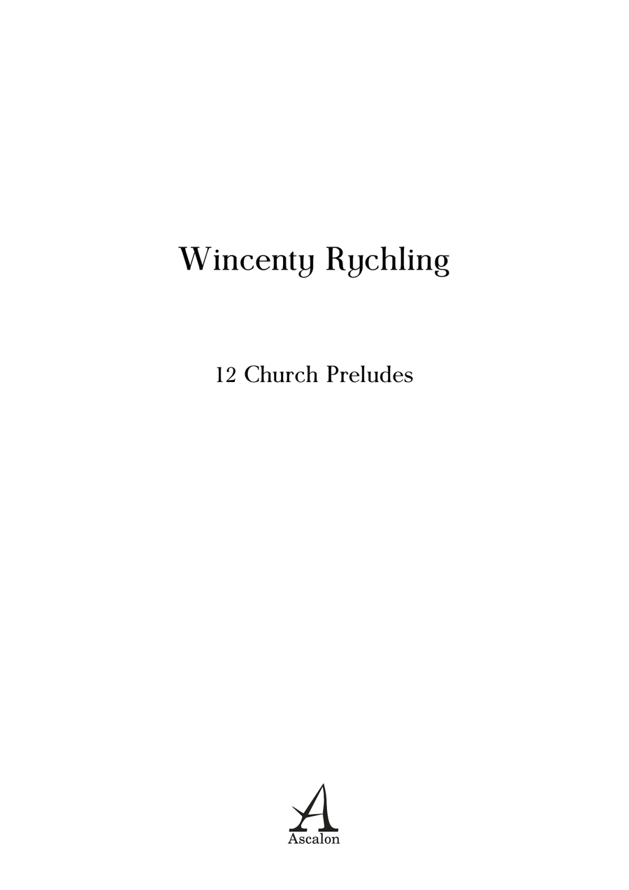 12 Church Preludes 12 Church Preludes Organ Solo scores gallery preview page 1