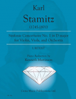 Sinfonia Concertante No. 1 in D major for violin, viola, and orchestra