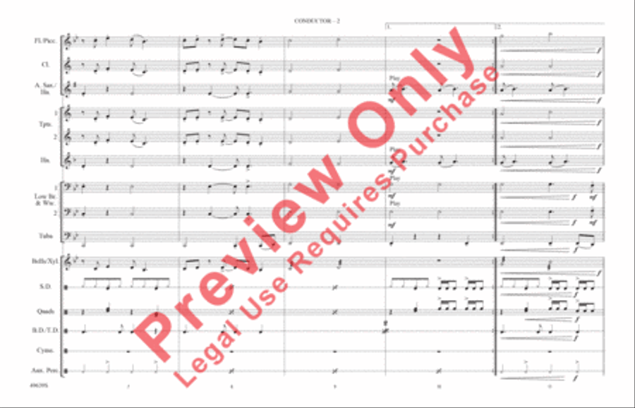 You Belong With Me Marching Band scores gallery preview page 3